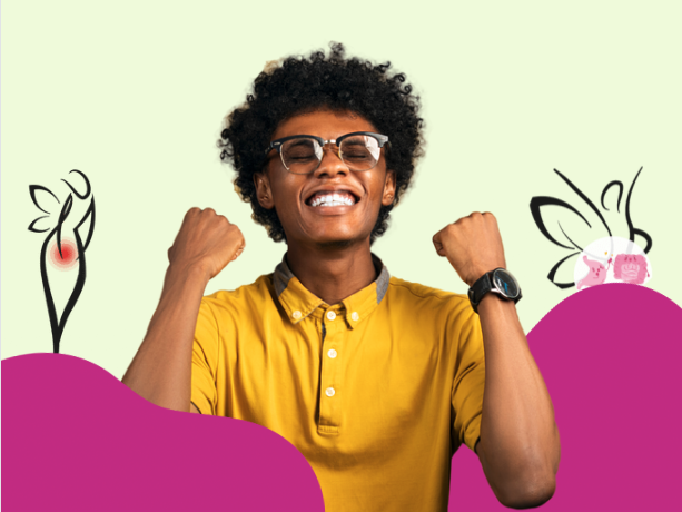 Eine Ursache von Bauchkrämpfe könnte Aufregung oder Nervosität sein